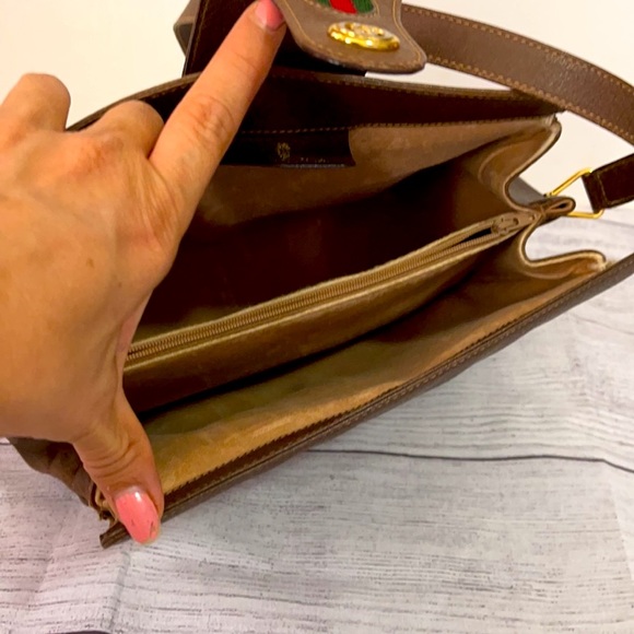 Gucci Shoulder Bag Browns PVC - Picture 9 of 12